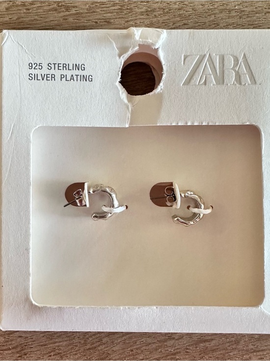 Zara Jewelry - Zara Irregular Small Hoop Stud Earrings